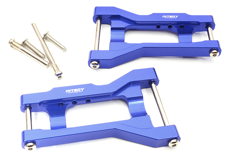 C32312BLUE Billet Machined Rear Lower Arms 2.5 Toe for Traxxas 1/10 Drag Slash 2WD 2750A - Image 1
