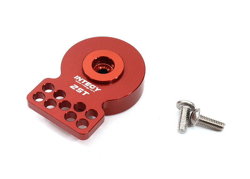 C32314RED Universal Alloy Servo Saver 25T for Futaba Servo (r=17, 16, 20, 17, 21mm) - Image 1