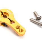 Gold Billet Machined Alloy Servo Horn 25T for Futaba Servos (r = 16mm, 20mm)