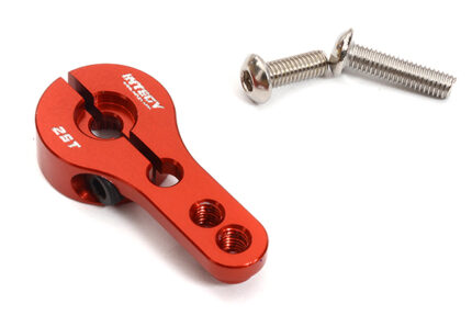 Red Billet Machined Alloy Servo Horn 25T for Futaba Servos (r = 16mm, 20mm)