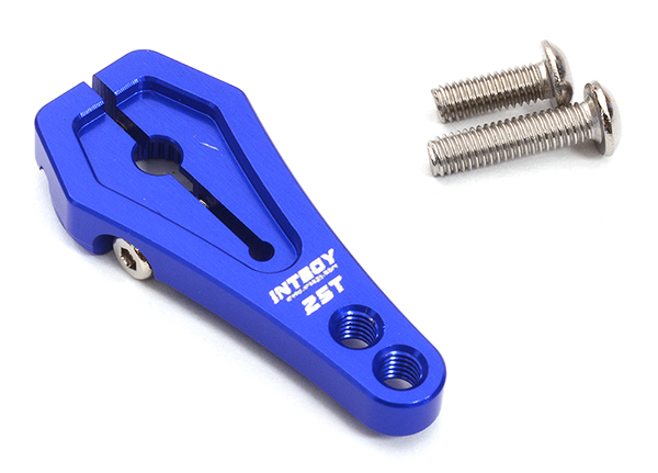 C32317BLUE Blue Billet Machined Alloy Servo Horn 25T for Futaba Servos (r = 20mm, 24mm) - Image 1