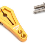 Gold Billet Machined Alloy Servo Horn 25T for Futaba Servos (r = 20mm, 24mm)