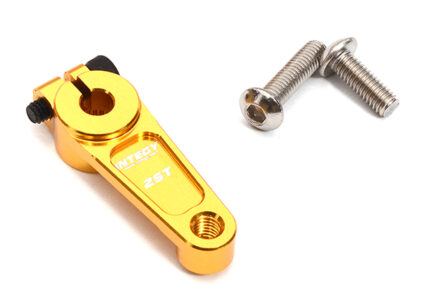 Gold Billet Machined Alloy Servo Horn 25T for Futaba Servos (r = 19mm)