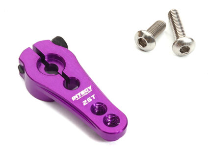 Purple Billet Machined Alloy Servo Horn 25T for Futaba Servos (r = 16mm, 20mm)