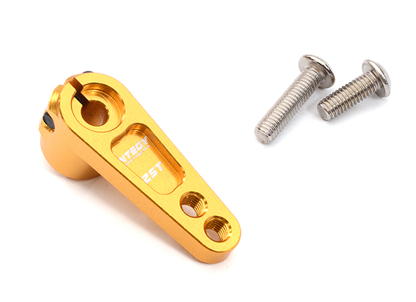 C32321GOLD Gold Billet Machined Alloy Servo Horn 25T for Futaba Servos (r = 16mm, 20mm) - Image 1