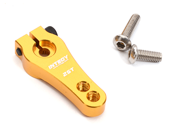 C32322GOLD Gold Billet Machined Alloy Servo Horn 25T for Futaba Servos (r = 16mm, 20mm) - Image 1