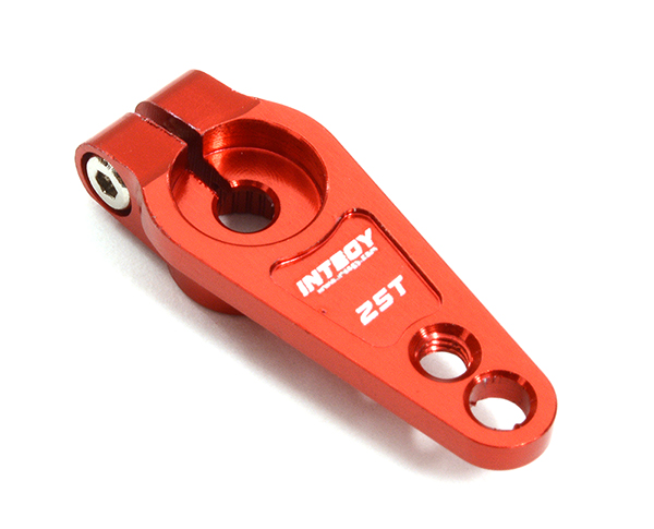 C32323RED Red Billet Machined Alloy Servo Horn 25T for Futaba Servos (r = 15mm, 19mm) - Image 1