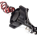 High-Speed Cooling Fan with Alloy Mount for 36mm Diameter Motors, Black