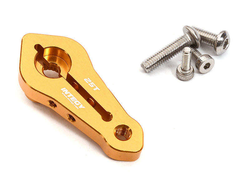 C32330GOLD Gold Billet Machined Alloy Servo Horn 25T for Futaba Servos (r = 20mm) - Image 1