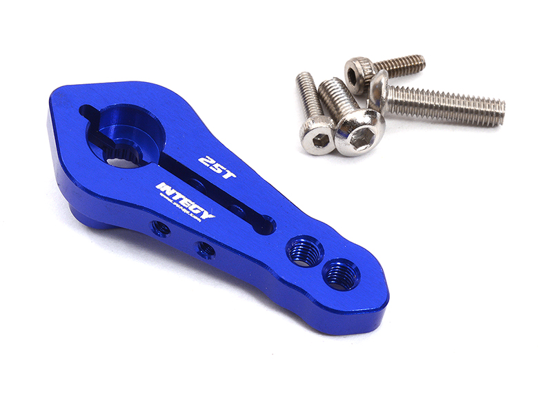 C32331BLUE Blue Billet Machined Alloy Servo Horn 25T for Futaba Servos (r = 20mm, 24mm) - Image 1
