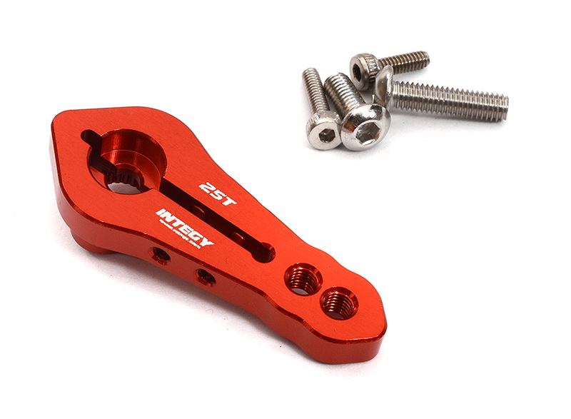 C32331RED Red Billet Machined Alloy Servo Horn 25T for Futaba Servos (r = 20mm, 24mm) - Image 1