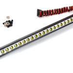 Realistic Roof Top LED HV 148mm Light Bar 5V-14.8V 168x16x15mm for 1/10 Crawler