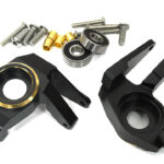 Brass HD Steering Blocks w/ 8x22mm Bearings 372g Total for Axial SCX6 252004