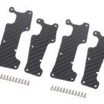 Composite CF Suspension Arm Covers for Traxxas 1/8 Sledge 4WD 9633 9634