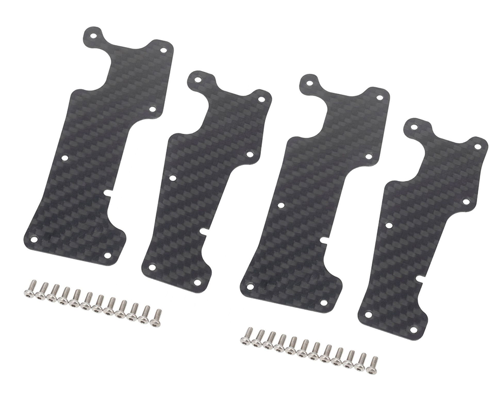 C32342 Composite CF Suspension Arm Covers for Traxxas 1/8 Sledge 4WD 9633 9634 - Image 1