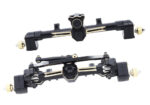 Alloy Machined Front & Rear Wide Axle Set w/ Portal for Axial SCX24 W=110mm