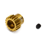 7075 Alloy 48 Pitch Hard Coating Pinion 18T, 3.17mm Bore/Shaft