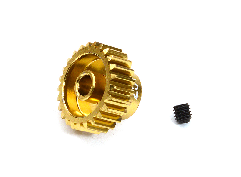 C32354 7075 Alloy 48 Pitch Hard Coating Pinion 25T, 3.17mm Bore/Shaft - Image 1