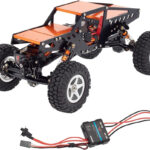 Complete Alloy Conversion Kit w/Roll Cage, Servo, ESC, Motor for Axial SCX24 C10