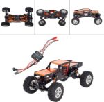 Complete Alloy Conversion Kit w/Roll Cage, Servo, ESC, Motor for Axial SCX24 C10 - Image 3