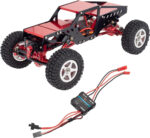 Complete Alloy Conversion Kit w/Roll Cage, Servo, ESC, Motor for Axial SCX24 C10