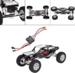 Complete Alloy Conversion Kit w/Roll Cage, Servo, ESC, Motor for Axial SCX24 C10 - Image 2