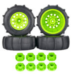 Short Course 2.2/3.0 Wheel for 12, 14 & 17mm Hex & Tire Set (4) OD=114mm