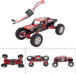 Complete Alloy Conversion Kit w/Roll Cage, Servo, Motor for Axial 1/24 SCX24 C10 - Image 2