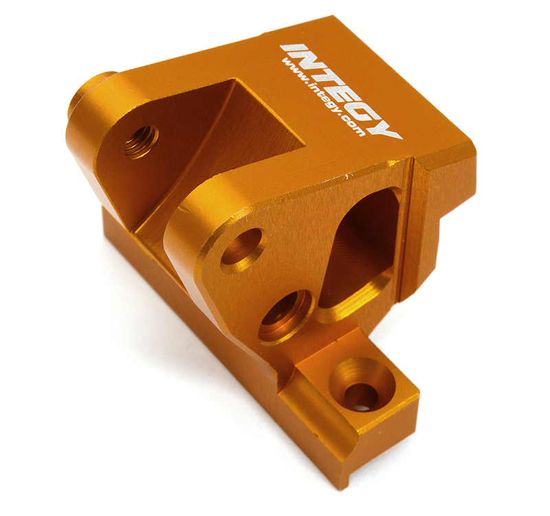 C32396ORANGE Machined Center Brace Rear Mount for Arrma 1/7 Limitless All-Road ARA320500 - Image 1