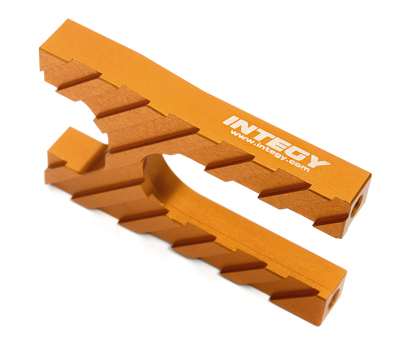 C32397ORANGE Machined Center Differential Mount for Arrma 1/7 Limitless All-Road ARA320499 - Image 1