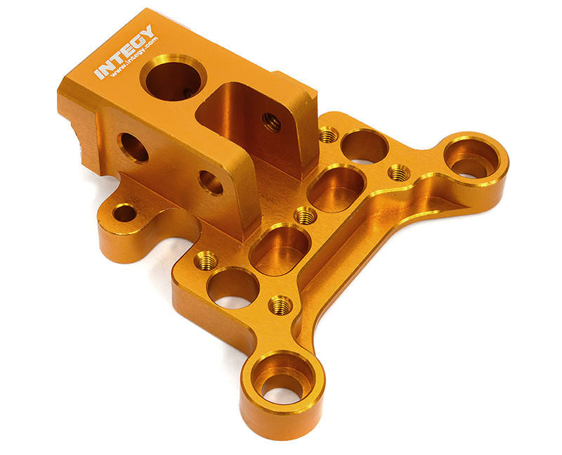 C32398ORANGE Machined Center Brace Front Mount for Arrma 1/7 Limitless All-Road ARA320500 - Image 1