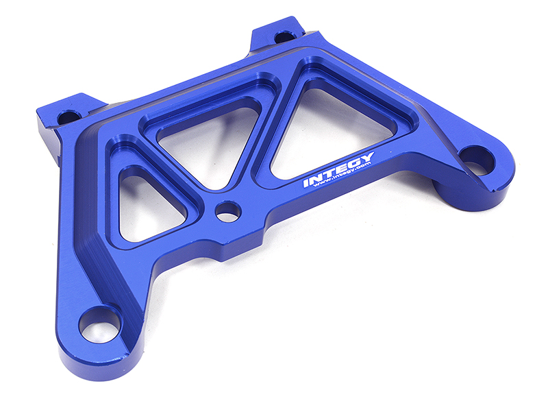 C32402BLUE Billet Machined Bellcrank Top Plate for Losi 1/5 DBXL-E 2.0 4WD, Blue Color - Image 1