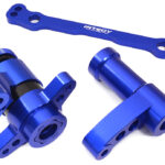 Blue Billet Machined Steering Bellcrank Upgrade Set for Losi 1/5 DBXL-E 2.0 4WD