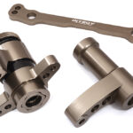 Grey Billet Machined Steering Bellcrank Upgrade Set for Losi 1/5 DBXL-E 2.0 4WD