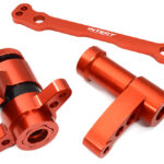 Red Billet Machined Steering Bellcrank Upgrade Set for Losi 1/5 DBXL-E 2.0 4WD