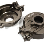 Billet Machined Gearbox Housing Set for Losi 1/5 DBXL-E 2.0 4WD - Grey