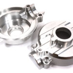 Silver Billet Machined Gearbox Housings Set for Losi 1/5 DBXL-E 2.0 4WD
