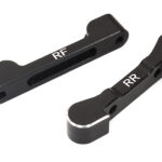 Machined Rear Pivot Blocks 3.5 Degree Toe for Losi 1/10 2WD 22S Drag - Black