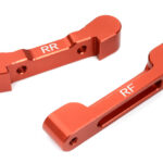 Billet Machined Red Rear Pivot Blocks 3.5 Degree Toe for Losi 1/10 2WD 22S Drag