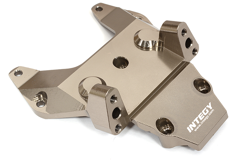 C32408GREY Billet Machined Front Bulkhead for Losi 1/10 2WD 22S Drag, SCT & ST - Image 1