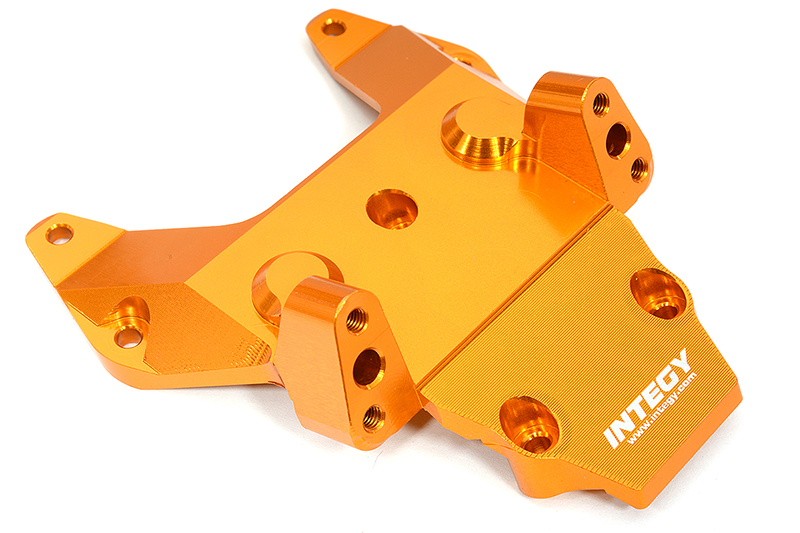 C32408ORANGE Billet Machined Front Bulkhead for Losi 1/10 2WD 22S Drag, SCT & ST - Image 1