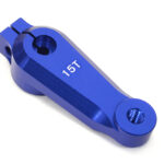 Billet Machined 15T Blue Steering Servo Arm for Axial 1/6 SCX6 251010