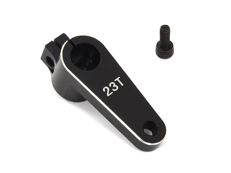 C32418BLACK Billet Machined Alloy Servo Arm 23T for Arrma 1/8 Kraton 6S BLX V5 ARA340180 - Image 1