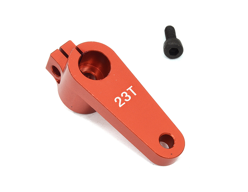 C32418RED Red Billet Machined Alloy Servo Arm 23T for Arrma 1/8 Kraton 6S BLX V5 ARA340180 - Image 1