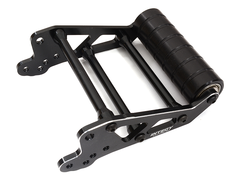 C32419BLACK Billet Machined Wheelie Bar Set for Losi 1/8 LMT 1.0 4WD Monster Truck - Image 1