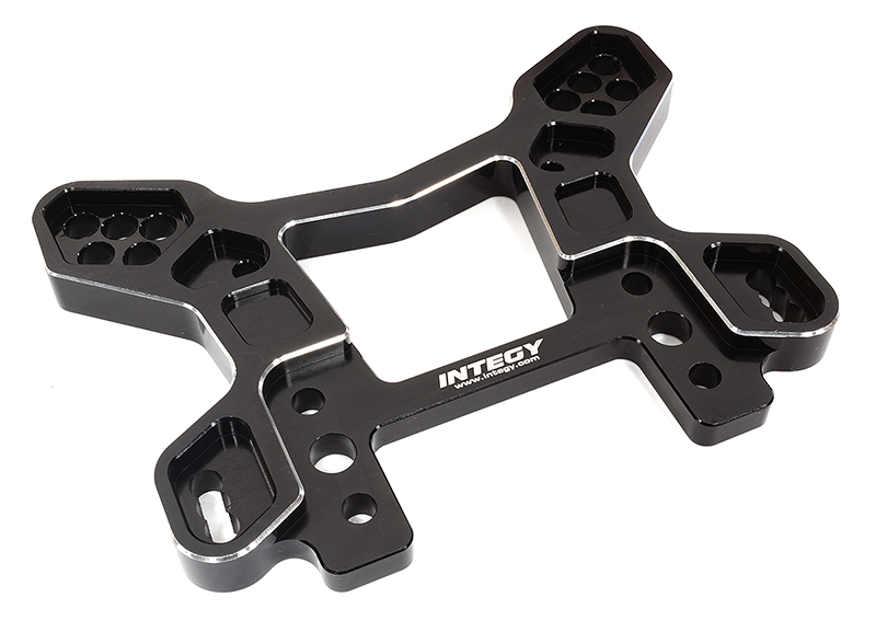 C32420BLACK Black Billet Machined Front Shock Tower for Losi DBXL-E 2.0 4WD 1/5 Scale - Image 1