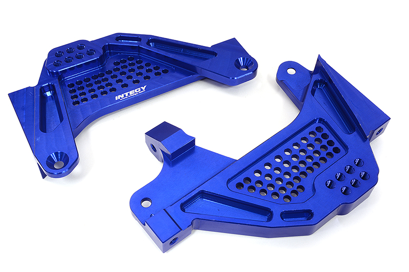 C32422BLUE Blue Billet Machined Aluminum Front Shock Towers for Axial SCX6 1/6 Scale 251001 - Image 1