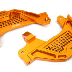 Orange Billet Machined Front Shock Towers for Axial SCX6 1/6 Scale 251001