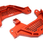 Red Billet Machined Front Shock Towers for Axial SCX6 1/6 Scale 251001