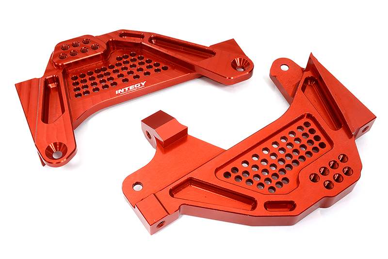 C32422RED Red Billet Machined Front Shock Towers for Axial SCX6 1/6 Scale 251001 - Image 1